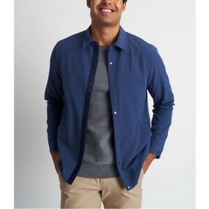 Kit and Ace Blue Casual Button Down Shirt